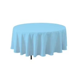 108’’ BLUE ROUND TABLE COVER