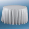 108'' ROUND WHITE POLY TABLECLOTH -Quality Wholesale Shop 108 round white poly tablecloth