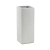 10"H X 5" X 5" MATTE WHITE CERAMIC VASE -Quality Wholesale Shop 10h x 5 x 5 matte white ceramic vase