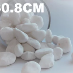 10LBS SNOW WHITE RIVER ROCKS