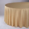 120" ROUND CHAMPAGNE TABLECLOTH -Quality Wholesale Shop 120 round champagne tablecloth