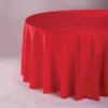 120" ROUND TABLECLOTH, RED -Quality Wholesale Shop 120 round tablecloth red