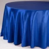 120” ROYAL BLUE ROUND SATIN TABLE CLOTH 1PC PER PACK -Quality Wholesale Shop 120 royal blue round satin table cloth 1pc per pac