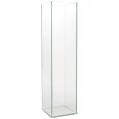 20”H X 5” X 5” TALL PLATE GLASS SQUARE