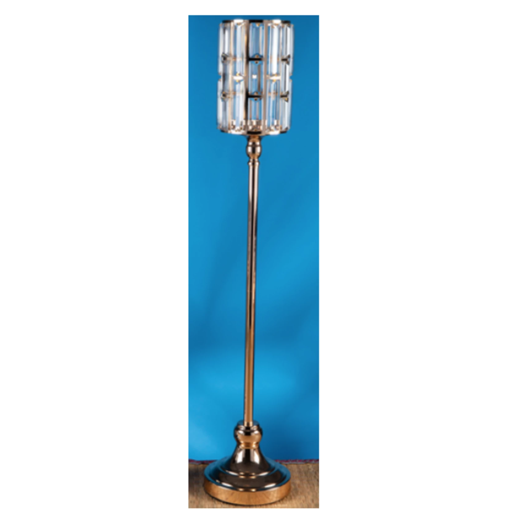 28" CRYSTAL CYLINDER CANDLE HOLDER 3 28" CRYSTAL CYLINDER CANDLE HOLDER