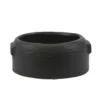 3.5”H X 8” BLACK ZINTO LOW AND WIDE CERAMIC PLANTER WITH SMALL HANDLE -Quality Wholesale Shop 35h x 8 black zinto low and wide ceramic planter w
