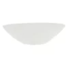 4.5"h X 15"L BOAT SHAPE GLOSSY WHITE CERMIC PLANTER -Quality Wholesale Shop 45h x 15l boat shape glossy white cermic planter