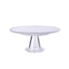 4.5’H X 8.5” BEADED CAKE STAND -Quality Wholesale Shop 45h x 85 beaded cake stand