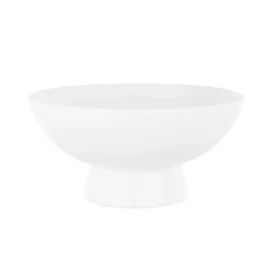 4”H X 8”D WHITE DEMI FOOTED BOWL