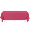 60 X 126 MAGENTA RECTANGLE POLYESTER TABLE COVER -Quality Wholesale Shop 60 x 126 magenta rectangle polyester table cover