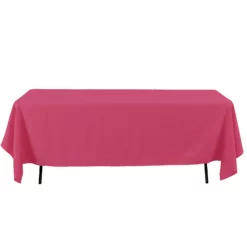 60 X 126 MAGENTA RECTANGLE POLYESTER TABLE COVER