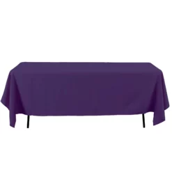 60 X 126’’ RECTANGULAR TABLE COVERC, PURPLE