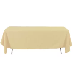 60X126'' RECTANGULAR TABLECOVER,IVORY
