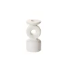 6”H X 3” X 2.5” WHITE CERAMIC FANTASIA CANDLEHOLDER -Quality Wholesale Shop 6h x 3 x 25 white ceramic fantasia candleholder