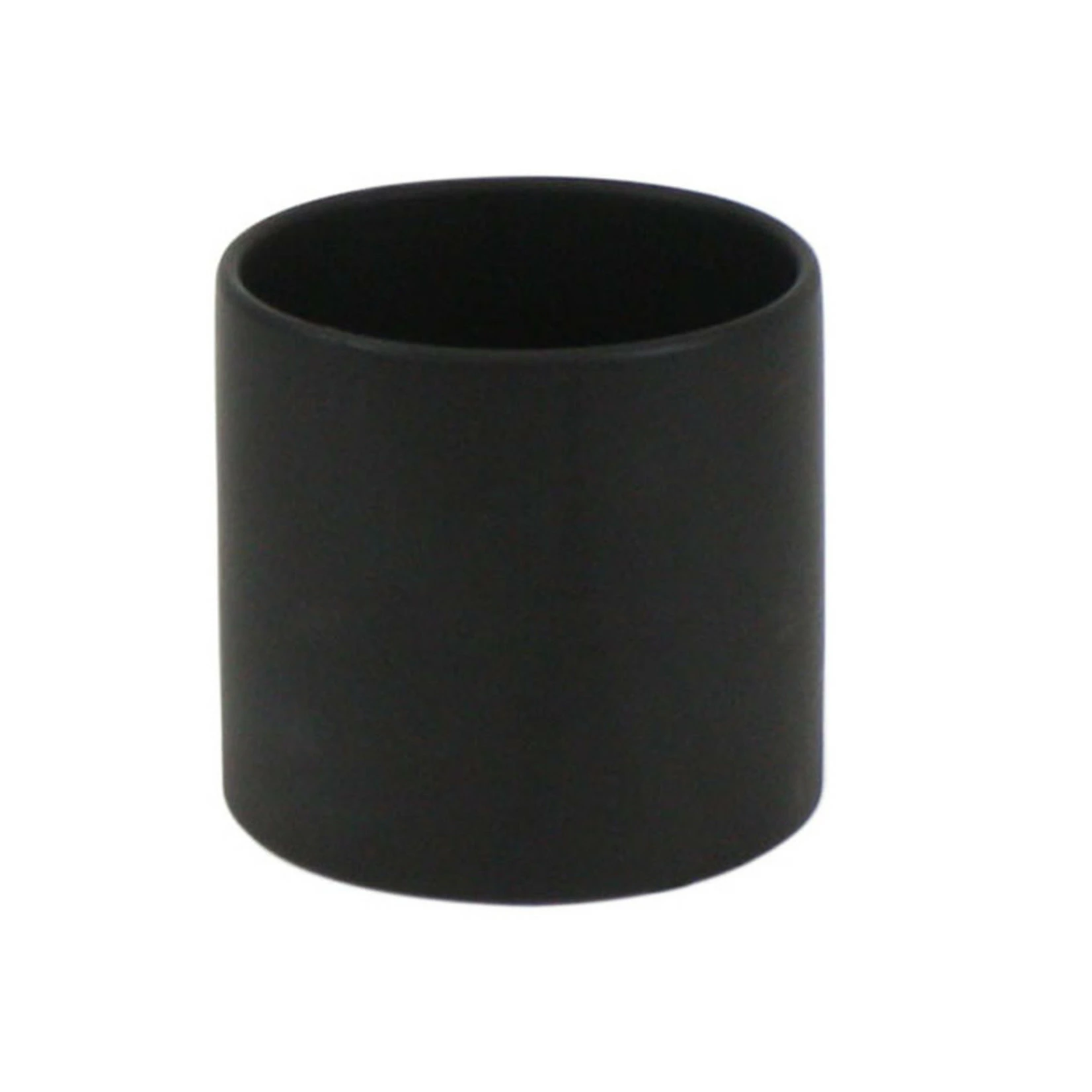 6”X6” MATTE BLACK CERAMIC CYLINDER VASE POT 3 6”X6” MATTE BLACK CERAMIC CYLINDER VASE POT