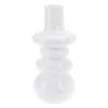 8.75”H WHITE CERAMIC BUDVASE DOLOMITE -Quality Wholesale Shop 875h white ceramic budvase dolomite