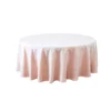 90'' BLUSH ROUND POLYESTER TABLECOVER -Quality Wholesale Shop 90 blush round polyester tablecover