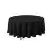 90'' ROUND POLYESTER TABLECOVER, BLACK -Quality Wholesale Shop 90 round polyester tablecover black