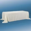 90” X 132” IVORY RECTANGLE POLYESTER TABLECLOTH -Quality Wholesale Shop 90 x 132 ivory rectangle polyester tablecloth