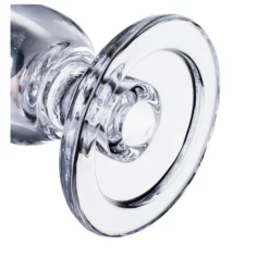 9.5”h X 4.5” GLASS PILLER AND TAPER CANDLE HOLDER -Quality Wholesale Shop 95h x 45 glass piller and taper candle holder 5