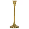 9”H X 3” GOLD METAL TAPER CANDLE HOLDER -Quality Wholesale Shop 9h x 3 gold metal taper candle holder