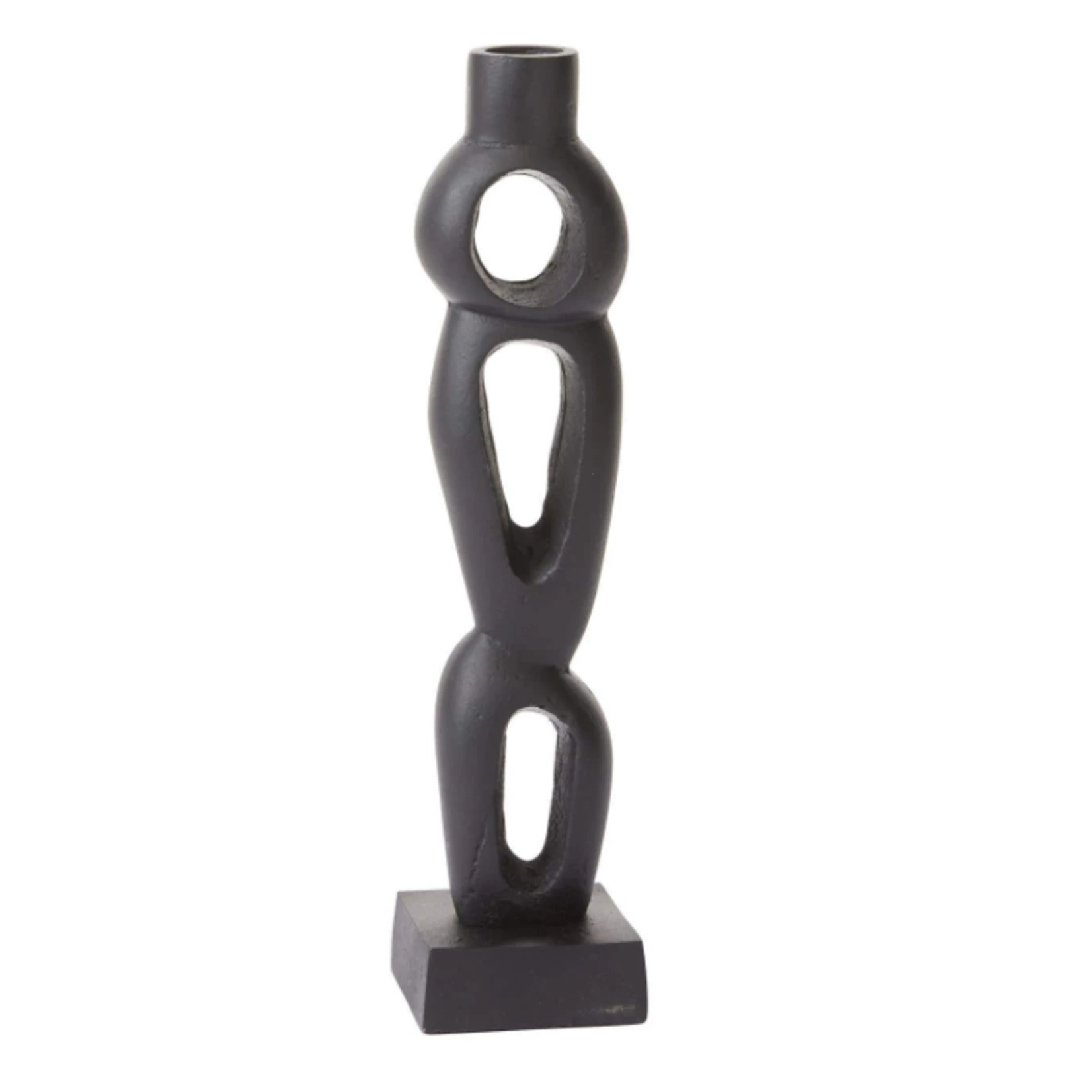 10.25" X 2.5" BLACK POZAS CANDLESTICK 3 10.25" X 2.5" BLACK POZAS CANDLESTICK