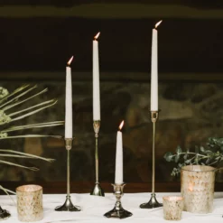 10.25”H X 2.25” ANTIQUE SILVER CANDLE STICK -Quality Wholesale Shop accent decor 1025h x 225 antique silver candle sti 3