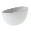 11.25"x 4.75"x 5.25” WHITE METTA BOAT (AD) -Quality Wholesale Shop accent decor 1125x 475x 525 white metta boat ad