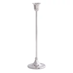 11"H X 3.25" SILVER ANTIQUE CANDLE STICK