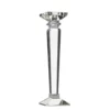 14.75"H X 4" CRYSTAL CANDLE STICK (AD) -Quality Wholesale Shop accent decor 1475h x 4 crystal candle stick ad