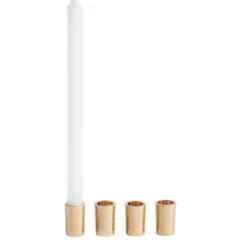 1.75"H X 1" TUNE CANDLE STICKHOLDER SOLD IN PACKS OF 4PCS