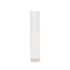 17.75”H X 3.5” CHIMNEY OPTIC GLASS SLEEVE (OPEN AT THE BOTTOM AND THE TOP) -Quality Wholesale Shop accent decor 1775h x 35 chimney optic glass sleeve