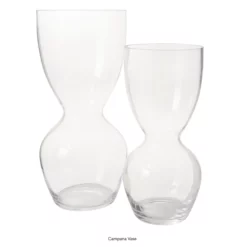 19.75”H X 9” GLASS CAMPANA VASE -Quality Wholesale Shop accent decor 1975h x 9 glass campana vase 3