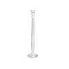 23.5”H X 5.75”GLASS INTERLUDE CANDLESTICK -Quality Wholesale Shop accent decor 235h x 575glass interlude candlestick