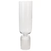 31.25”h X 8.5” GLASS VIVACE VASE REVERSIBLE