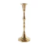 3.25'' X 9.25’’H GOLD ANTIQUE CANDLESTICK -Quality Wholesale Shop accent decor 325 x 925h gold antique candlestick