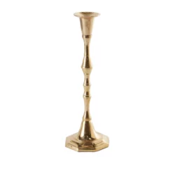 3.25'' X 9.25’’H GOLD ANTIQUE CANDLESTICK