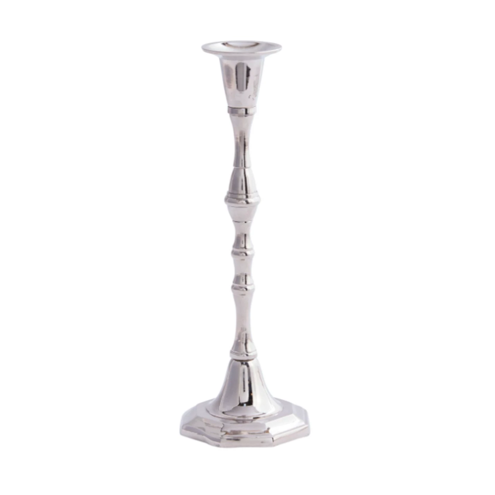 3.25'' X 9.25’’H SILVER ANTIQUE CANDLESTICK 3 3.25'' X 9.25’’H SILVER ANTIQUE CANDLESTICK