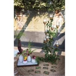 36.25”h X 12” ANTIQUE GOLD HILDA CANDLE HOLDER 7 36.25”h X 12” ANTIQUE GOLD HILDA CANDLE HOLDER -Quality Wholesale Shop accent decor 3625h x 12 antique gold hilda candle 2