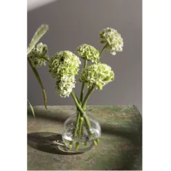 5.75”H X 5” GLASS CHIM BUDVASE -Quality Wholesale Shop accent decor 575h x 5 glass chim budvase 2