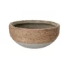 6.5”H X 14” CONCRETE REED BOWL WITH NATURAL ROPE -Quality Wholesale Shop accent decor 65h x 14 concrete reed bowl with natu