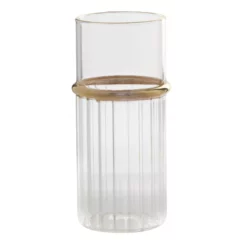 6”H X 2.75” GLASS RING VOTIVE