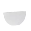 7.75”H X 13.5”L X 3.5”W WHITE CERAMIC ANNELI BOAT -Quality Wholesale Shop accent decor 775h x 135l x 35w white ceramic annel