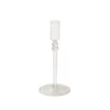 7.75”H X 3.5” CLEAR LUCASTA GLASS CANDLEHOLDER -Quality Wholesale Shop accent decor 775h x 35 clear lucasta glass candleh