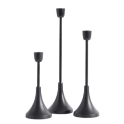 Front Page -Quality Wholesale Shop accent decor 9h x 375 black metal poet candlestick 1