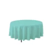 AQUA ROUND TABLE COVER 132'' -Quality Wholesale Shop aqua round table cover 132
