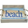 WOOD TRAY "BEACH" 16 X 12" -Quality Wholesale Shop wood tray beach 16 x 12