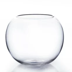 10"d X 8"h X 6.5" Open CLEAR GLASS BUBBLE/FISH BOWL