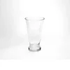 10"H X 5.5” GLASS CONE CUP VASE