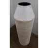 12”H X 6” WOOD VASE